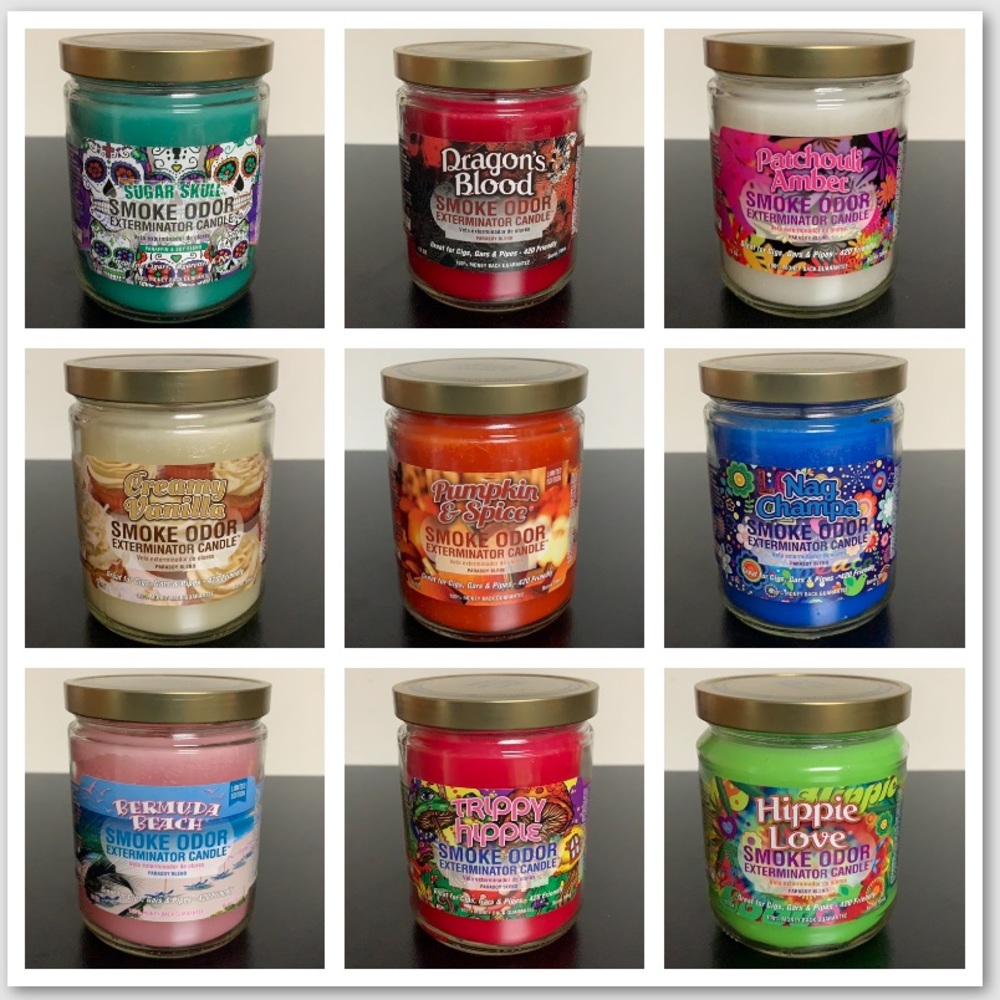 1 For $15, 2 For $25, 3 For $35 Smoke Odor Candles